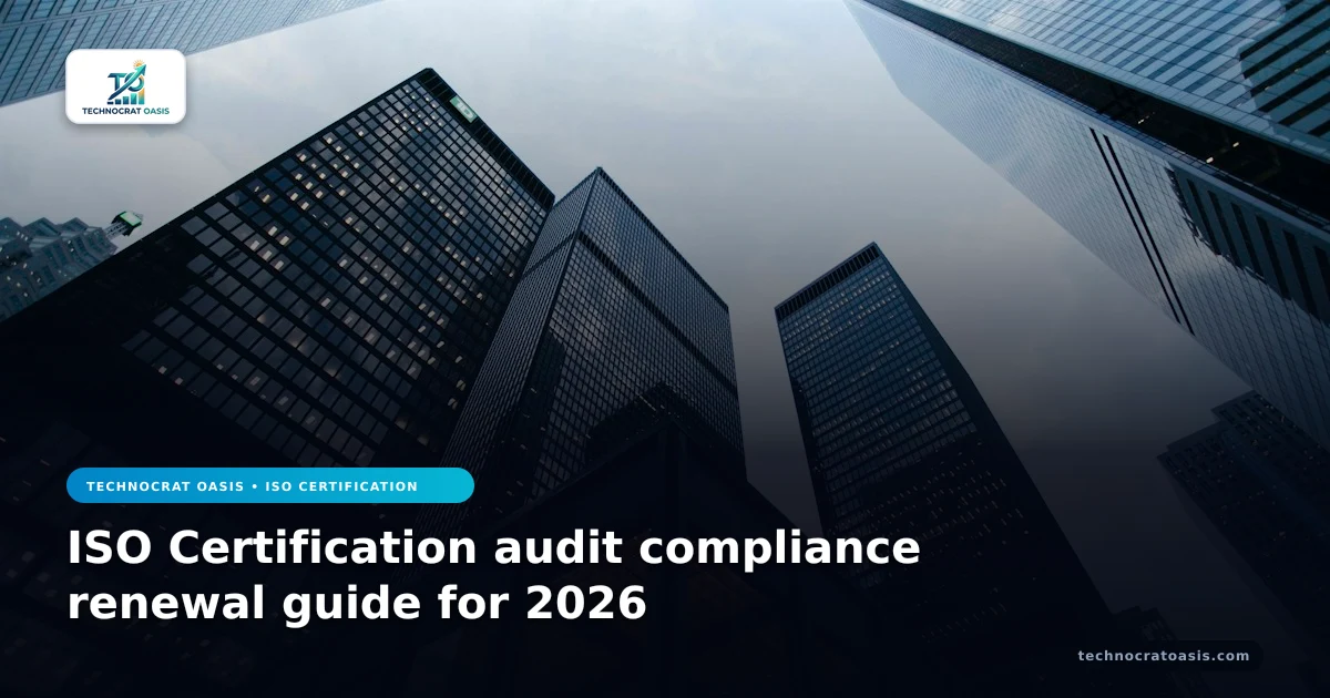 ISO Certification audit compliance renewal guide for 2026