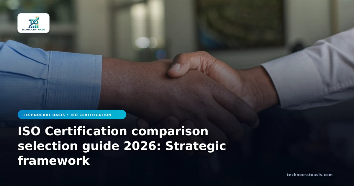 ISO Certification comparison selection guide 2026: Strategic framework