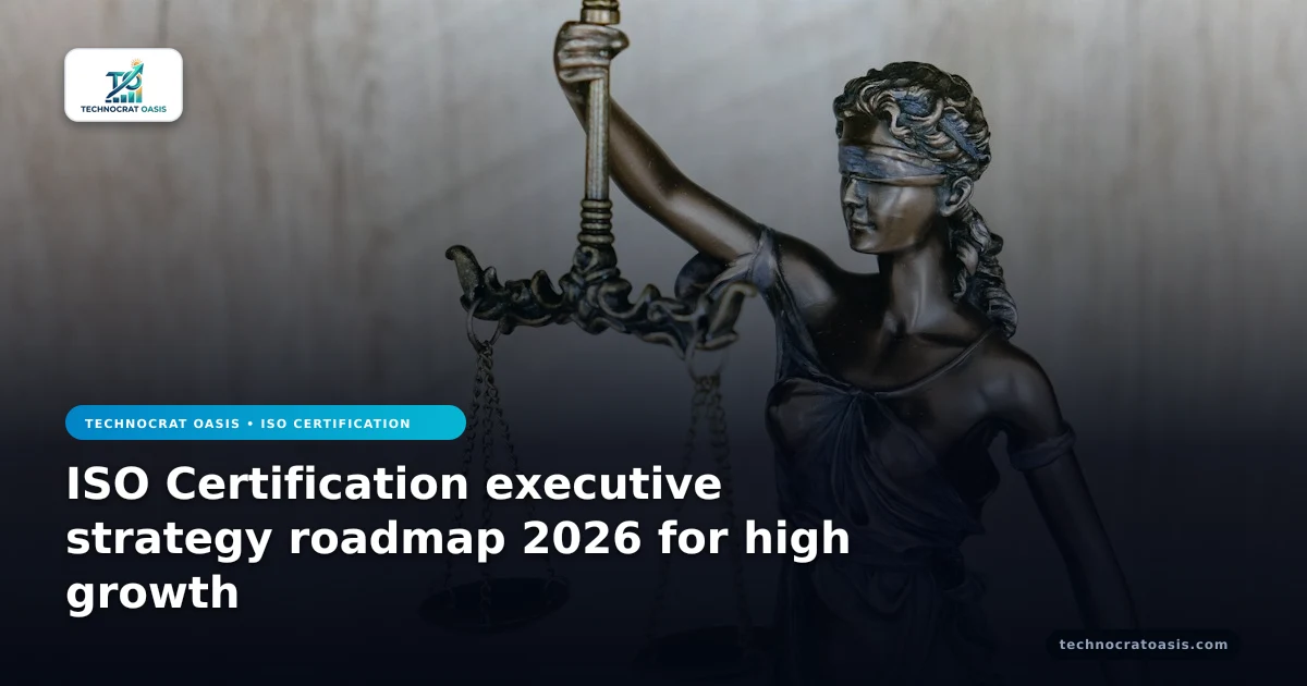 ISO Certification executive strategy roadmap 2026 for high growth