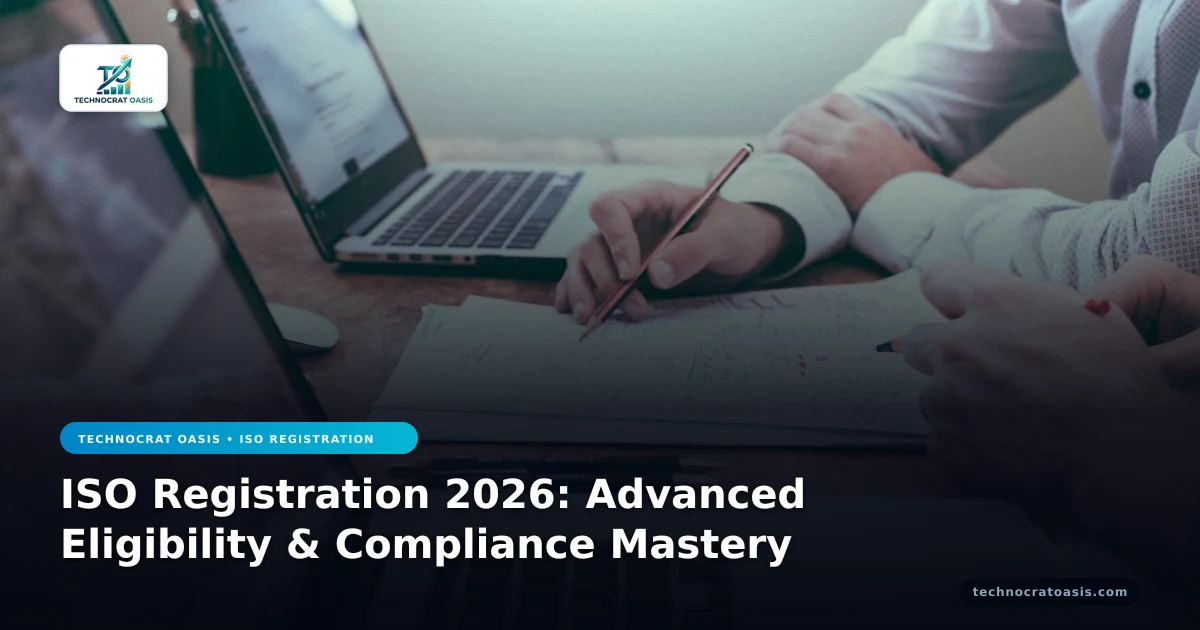 ISO Registration 2026: Advanced Eligibility & Compliance Mastery
