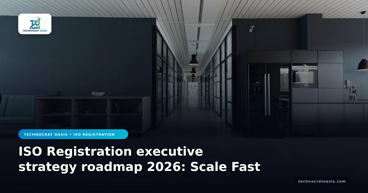 ISO Registration executive strategy roadmap 2026: Scale Fast