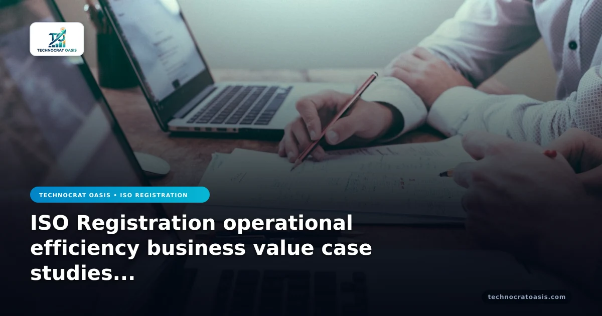 ISO Registration operational efficiency business value case studies 2026