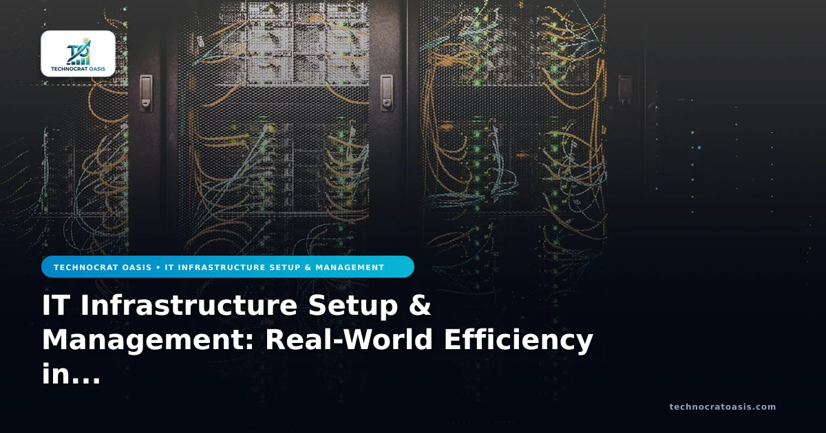 IT Infrastructure Setup & Management: Real-World Efficiency in 2026