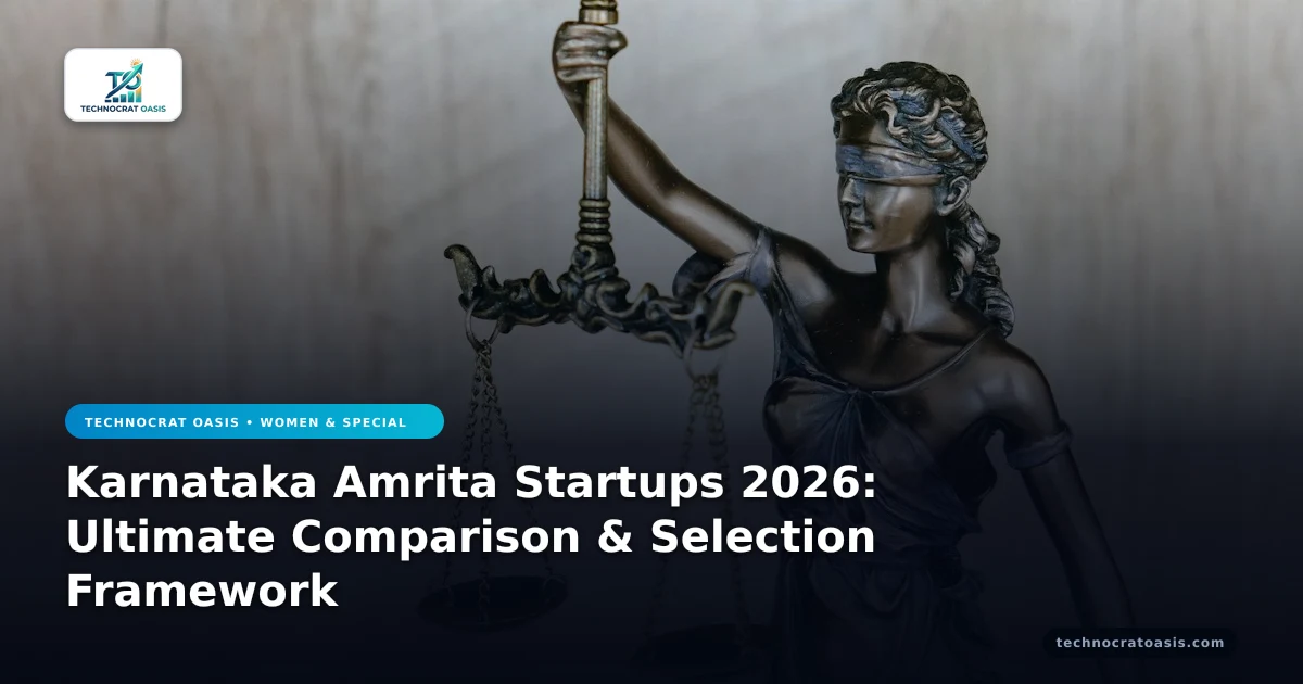 Karnataka Amrita Startups 2026: Ultimate Comparison & Selection Framework