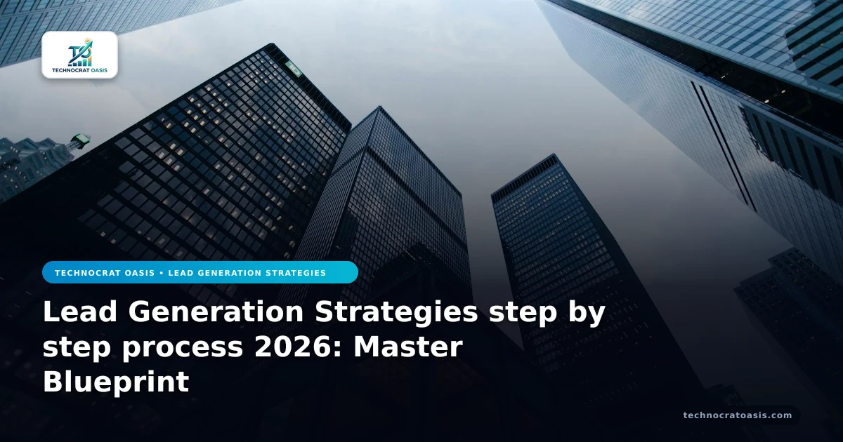 Lead Generation Strategies step by step process 2026: Master Blueprint