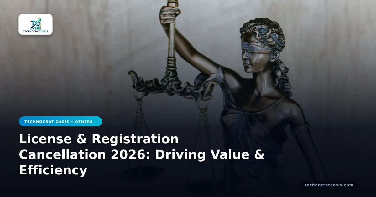 License & Registration Cancellation 2026: Driving Value & Efficiency