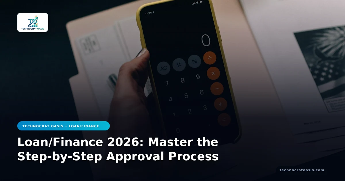 Loan/Finance 2026: Master the Step-by-Step Approval Process