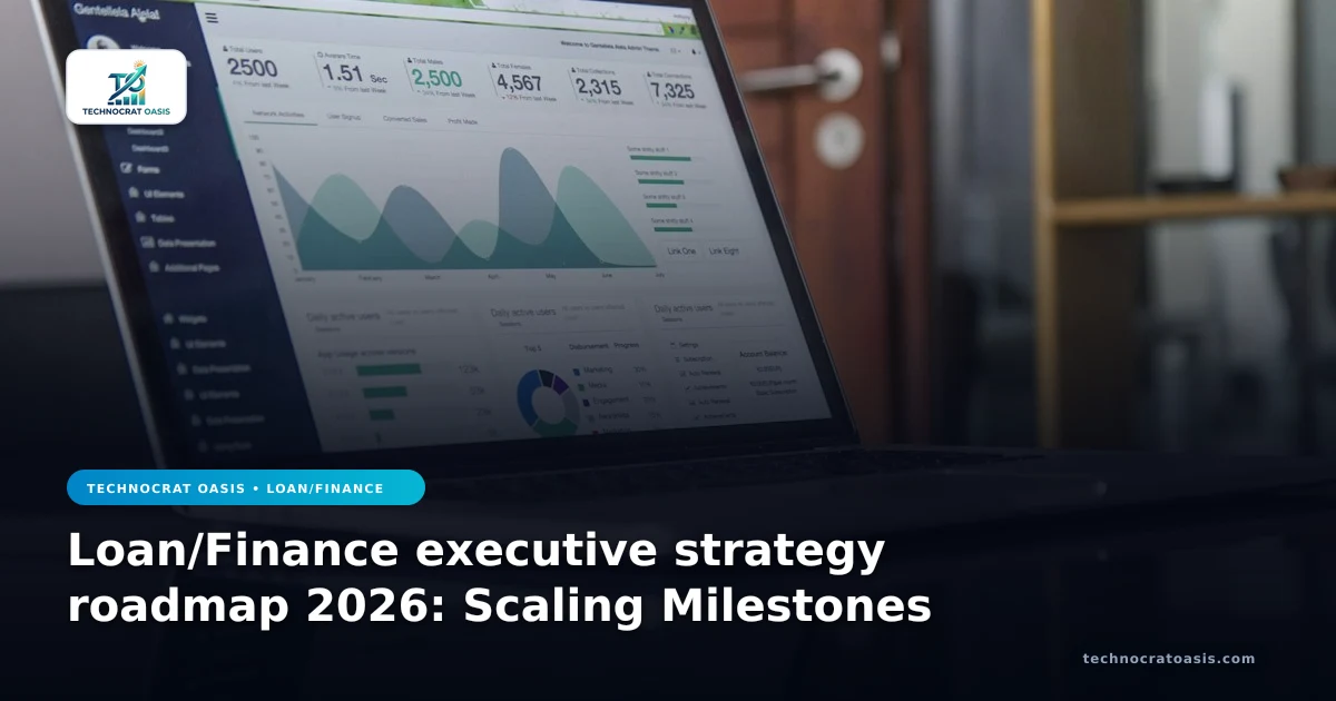 Loan/Finance executive strategy roadmap 2026: Scaling Milestones