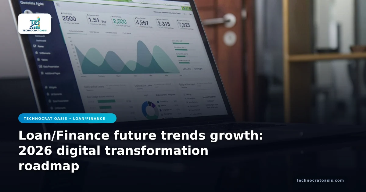 Loan/Finance future trends growth: 2026 digital transformation roadmap