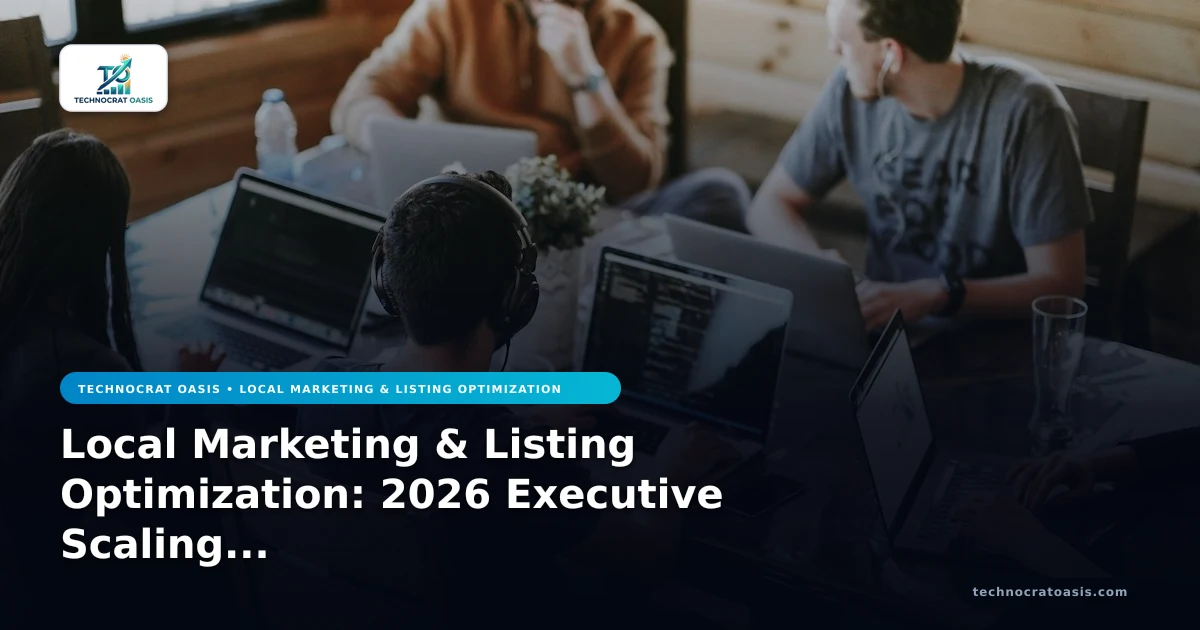 Local Marketing & Listing Optimization: 2026 Executive Scaling Blueprint