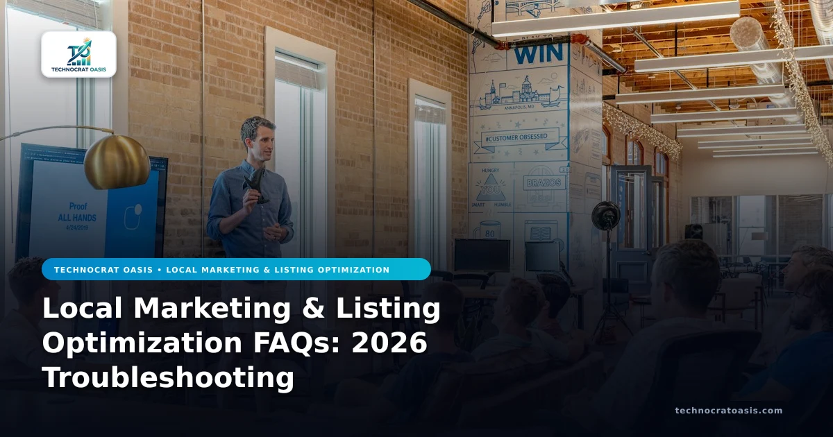 Local Marketing & Listing Optimization FAQs: 2026 Troubleshooting