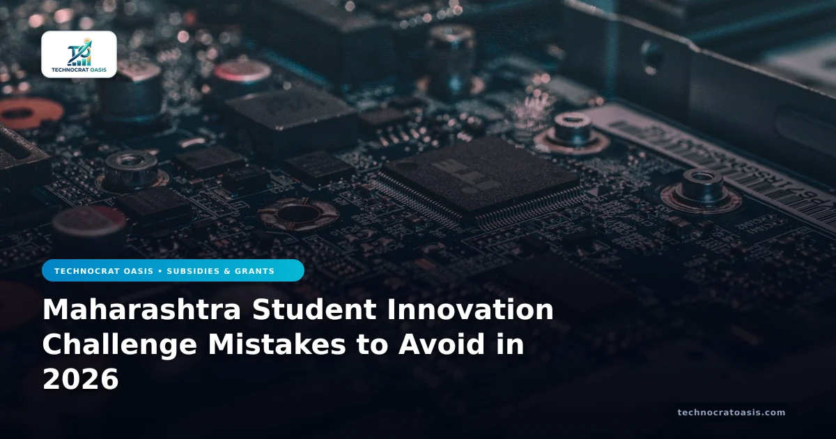 Maharashtra Student Innovation Challenge Mistakes to Avoid in 2026