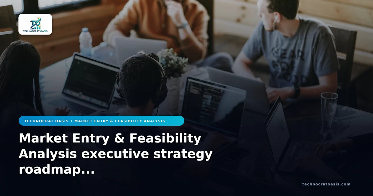 Market Entry & Feasibility Analysis executive strategy roadmap 2026