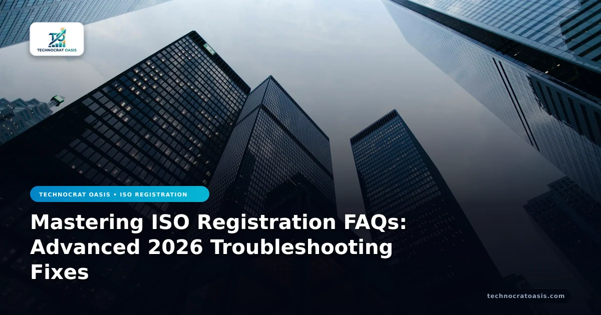 Mastering ISO Registration FAQs: Advanced 2026 Troubleshooting Fixes