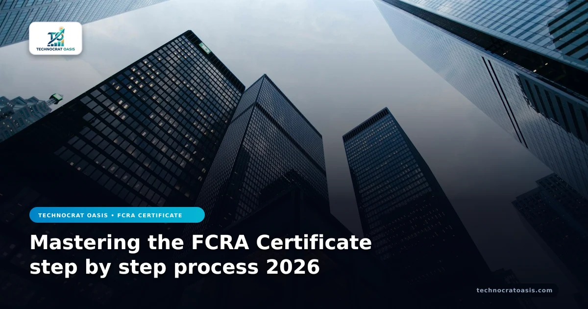 Mastering the FCRA Certificate step by step process 2026