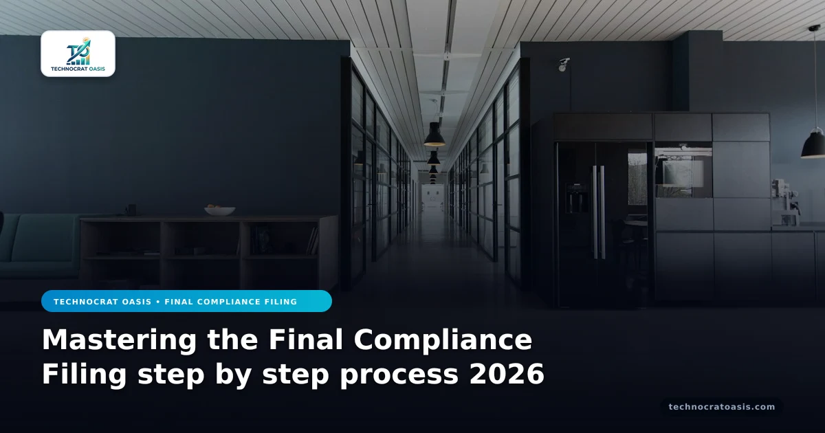 Mastering the Final Compliance Filing step by step process 2026