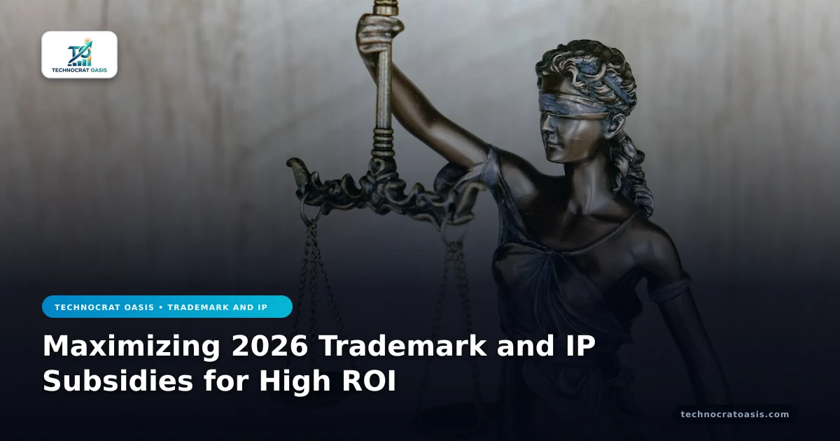 Maximizing 2026 Trademark and IP Subsidies for High ROI