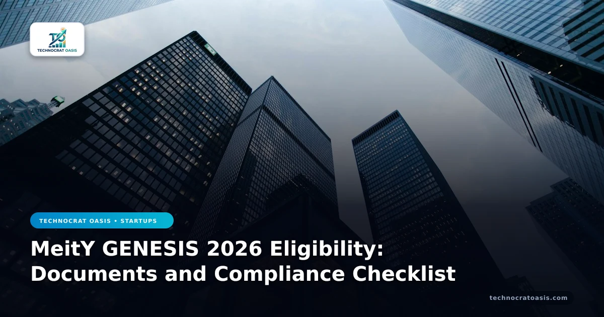 MeitY GENESIS 2026 Eligibility: Documents and Compliance Checklist