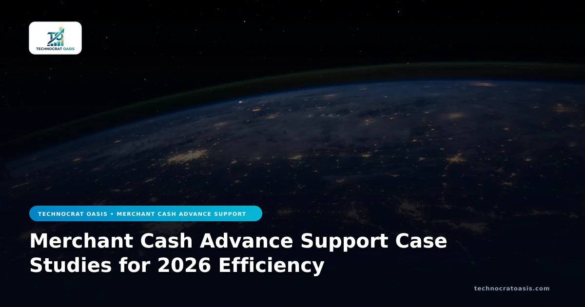 Merchant Cash Advance Support Case Studies for 2026 Efficiency