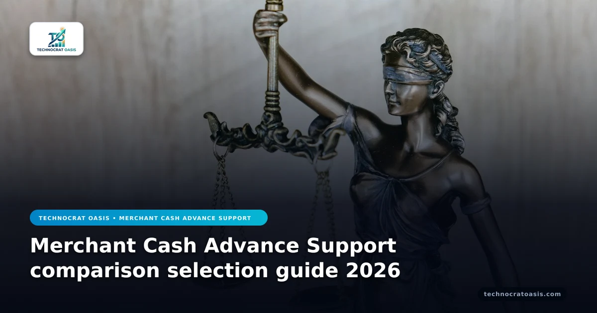 Merchant Cash Advance Support comparison selection guide 2026