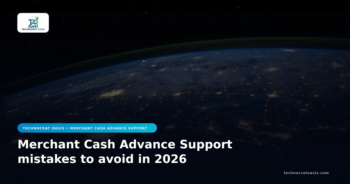 Merchant Cash Advance Support mistakes to avoid in 2026