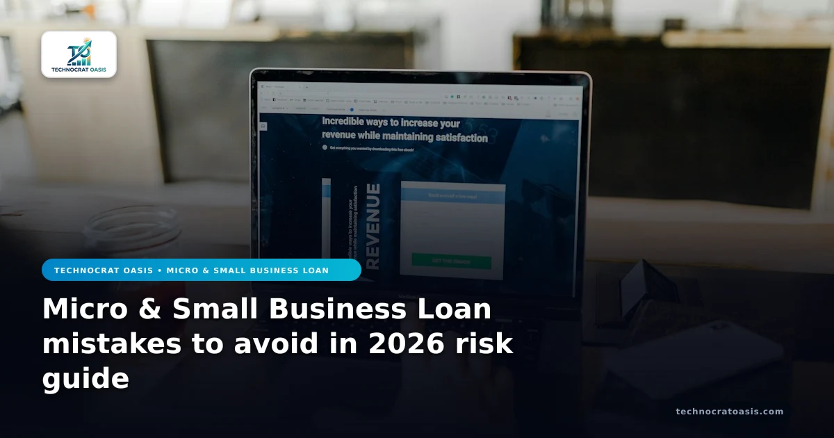 Micro & Small Business Loan mistakes to avoid in 2026 risk guide