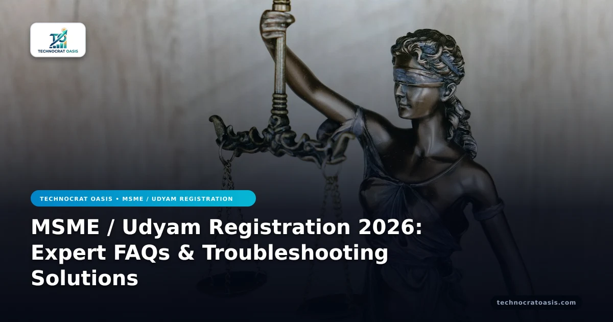MSME / Udyam Registration 2026: Expert FAQs & Troubleshooting Solutions