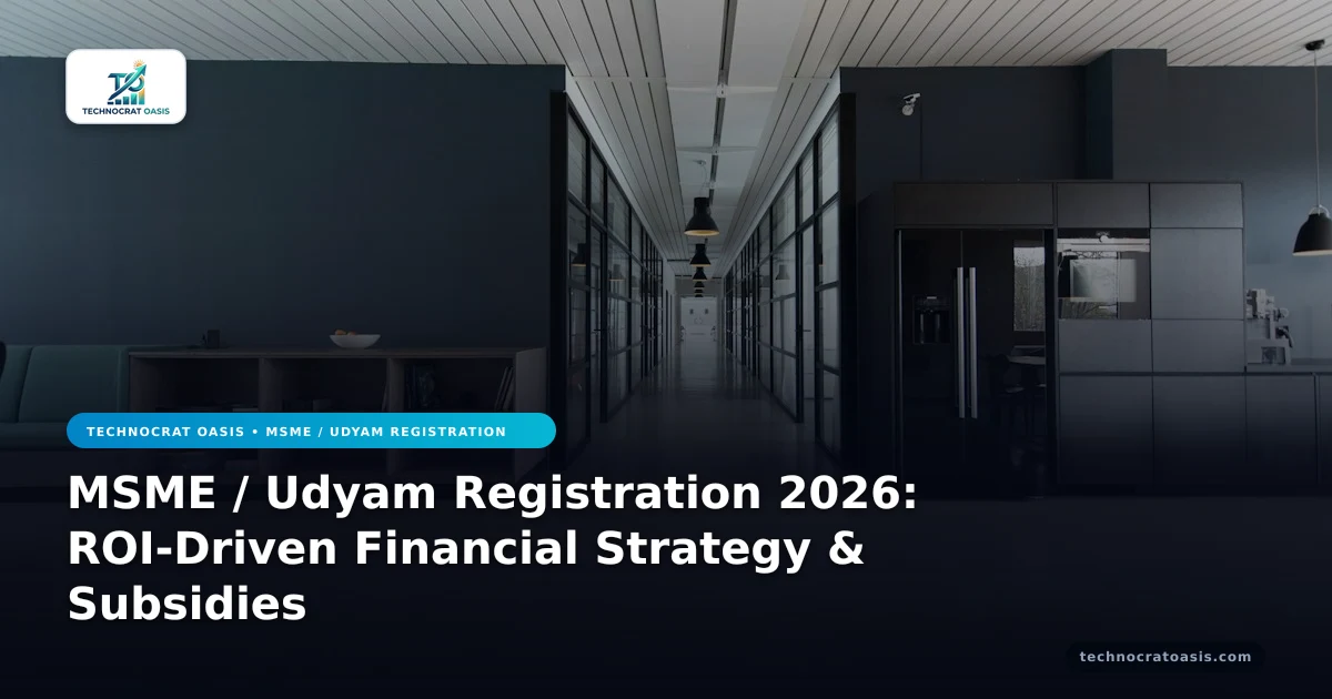 MSME / Udyam Registration 2026: ROI-Driven Financial Strategy & Subsidies
