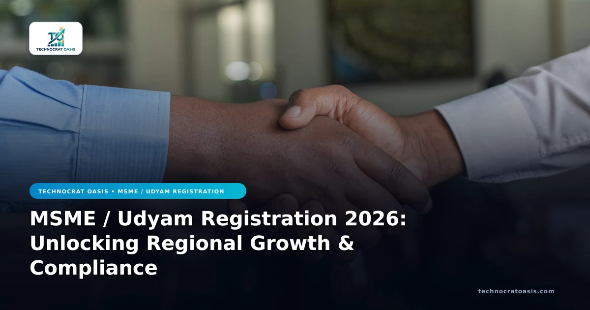 MSME / Udyam Registration 2026: Unlocking Regional Growth & Compliance