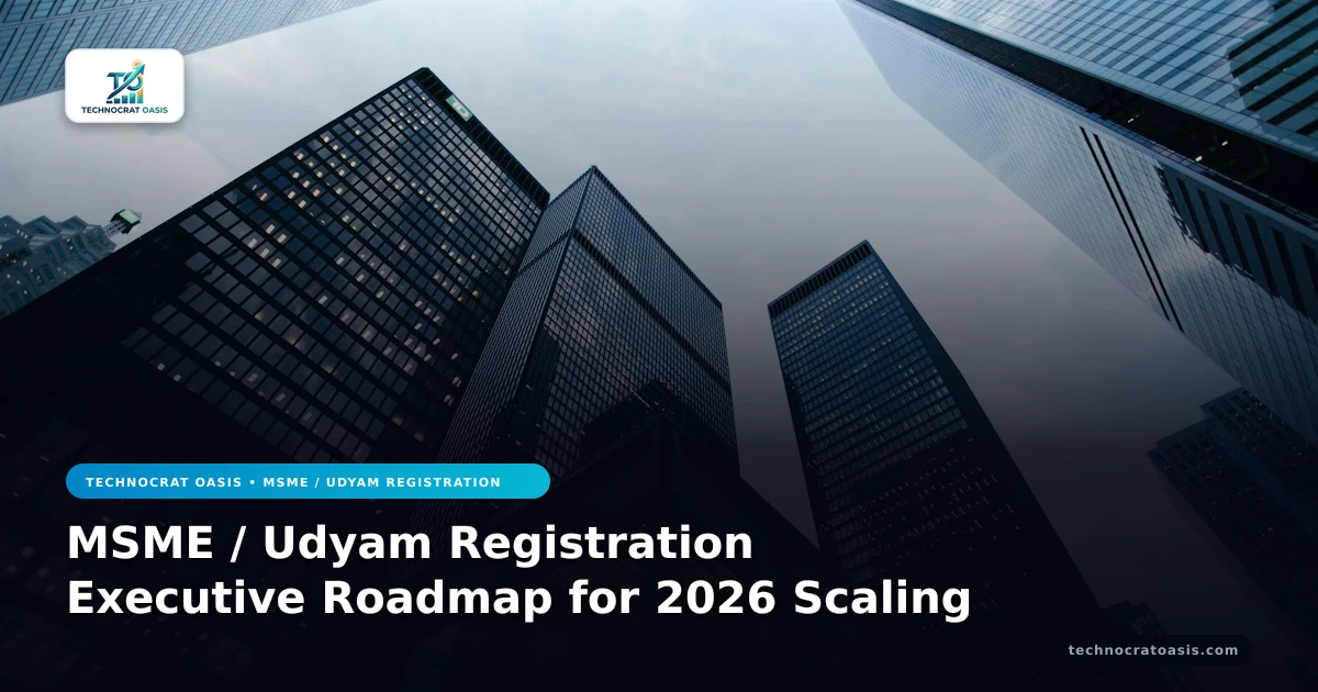 MSME / Udyam Registration Executive Roadmap for 2026 Scaling