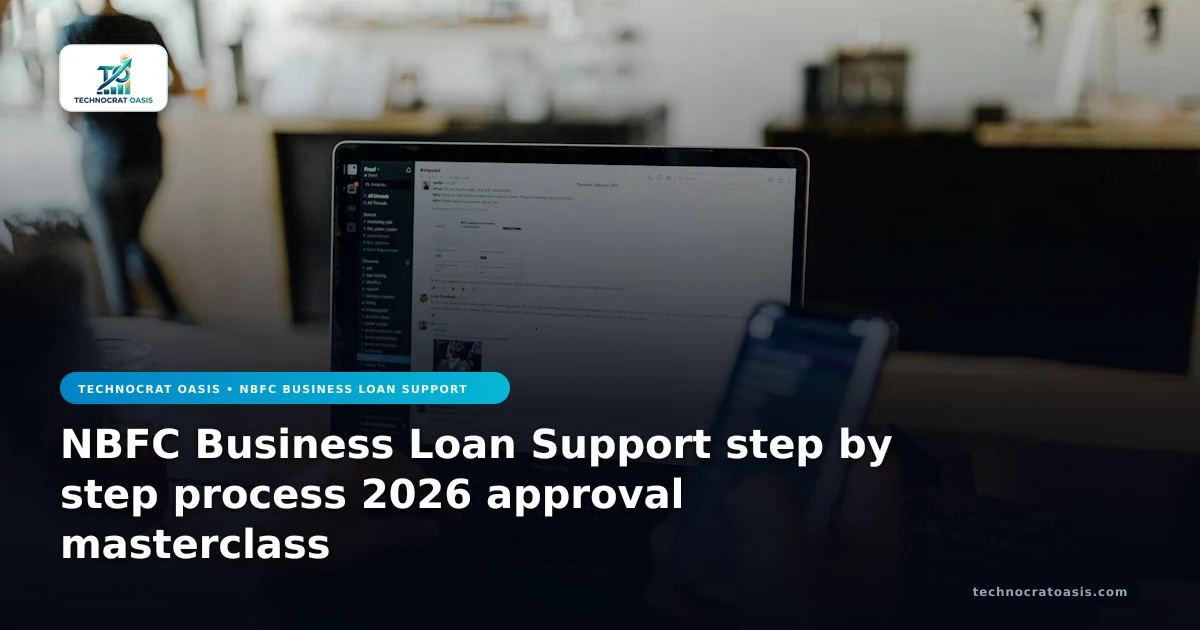 NBFC Business Loan Support step by step process 2026 approval masterclass