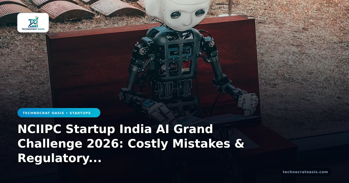 NCIIPC Startup India AI Grand Challenge 2026: Costly Mistakes & Regulatory Risks to Avoid