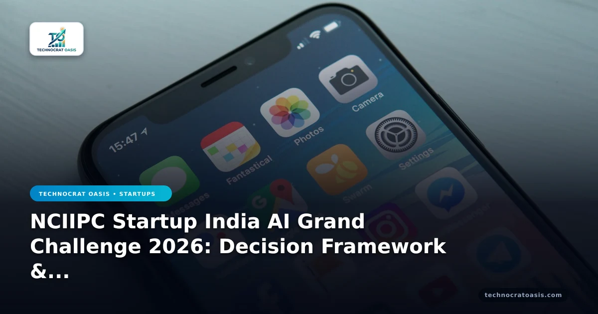 NCIIPC Startup India AI Grand Challenge 2026: Decision Framework & Comparative Selection Guide
