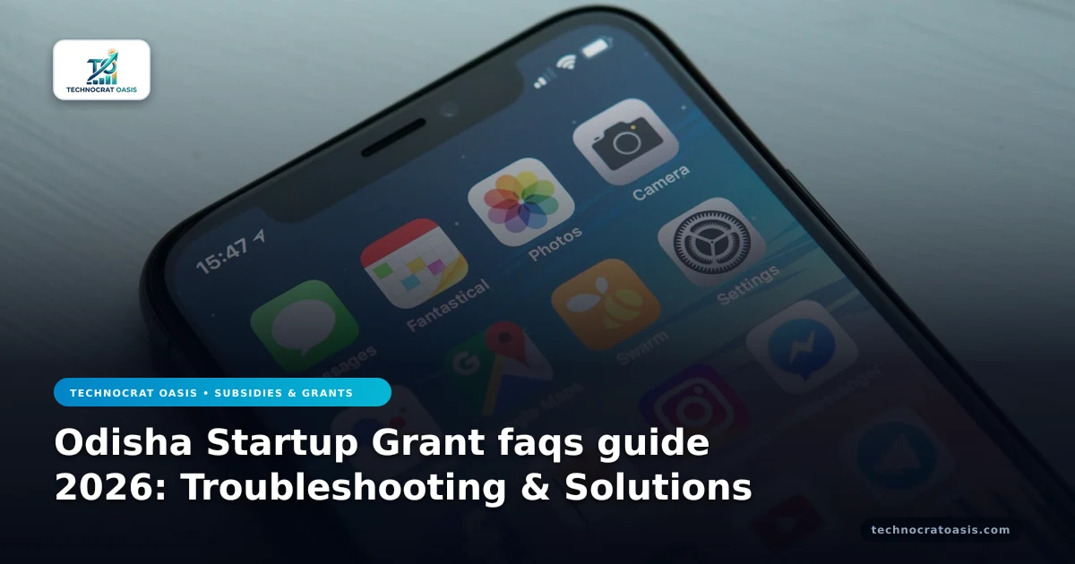 Odisha Startup Grant faqs guide 2026: Troubleshooting & Solutions
