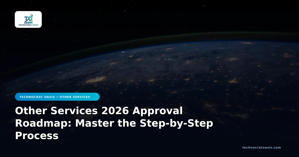 Other Services 2026 Approval Roadmap: Master the Step-by-Step Process