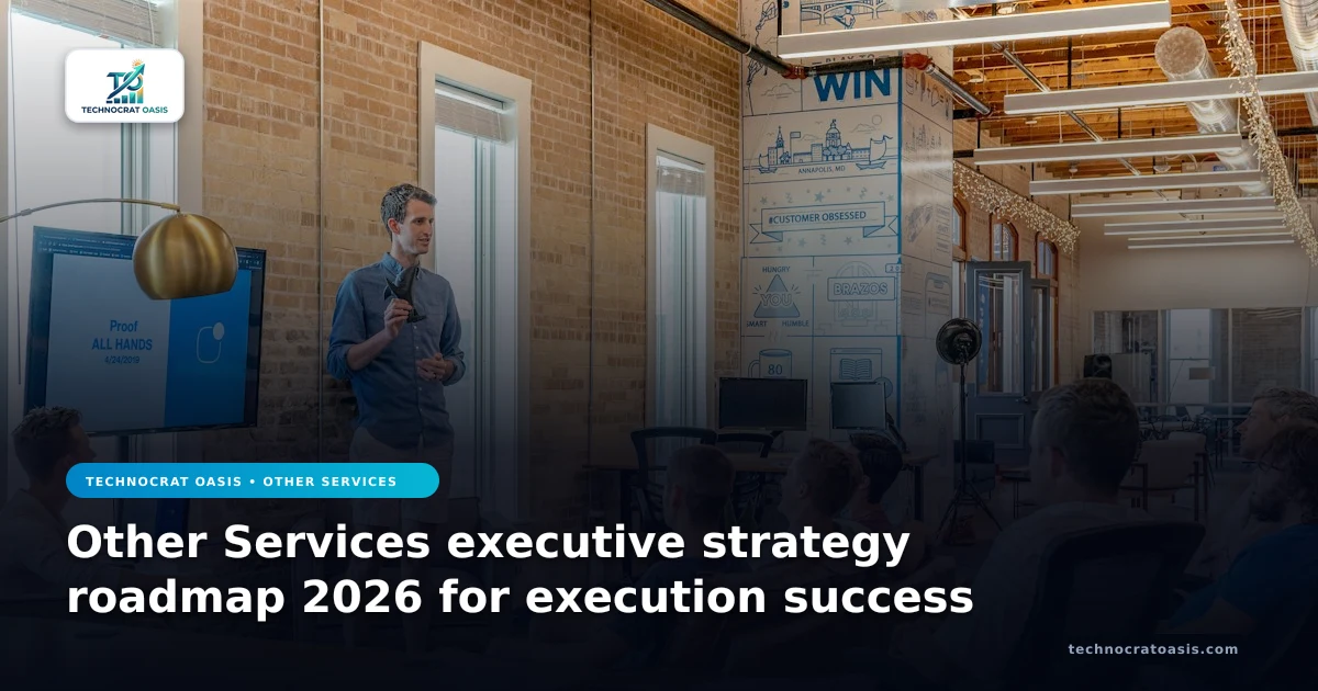 Other Services executive strategy roadmap 2026 for execution success