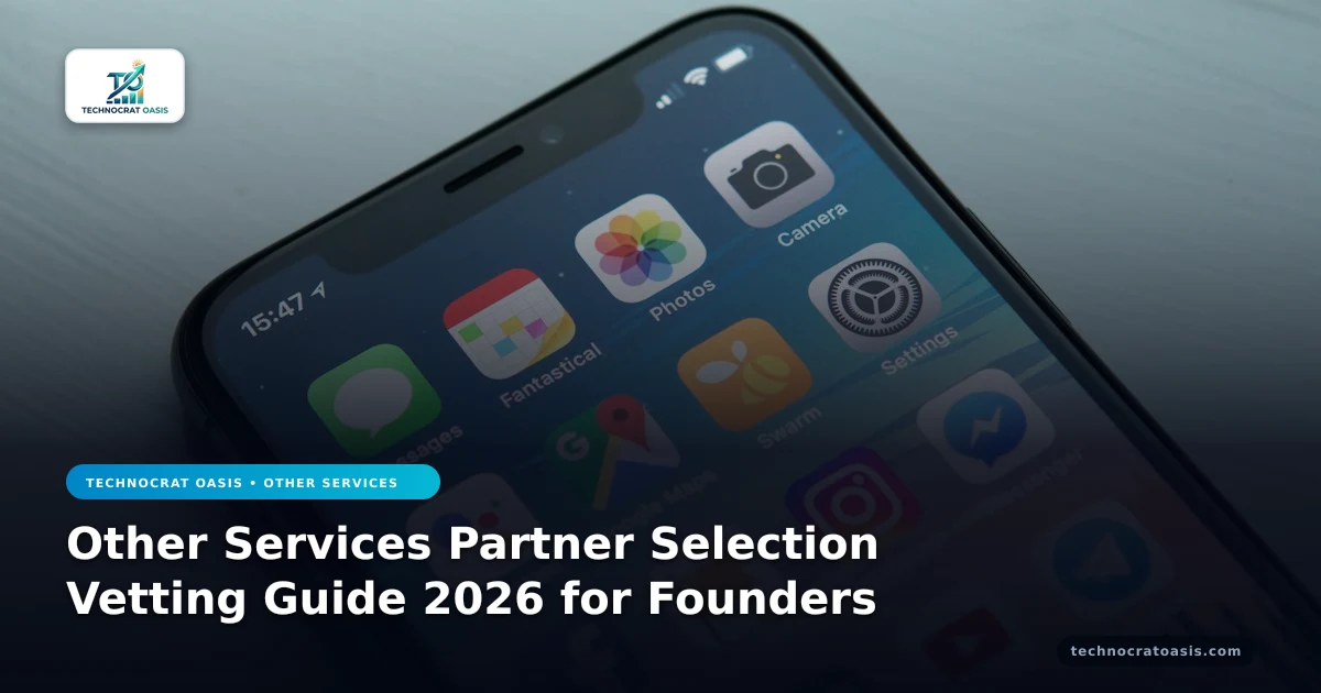 Other Services Partner Selection Vetting Guide 2026 for Founders