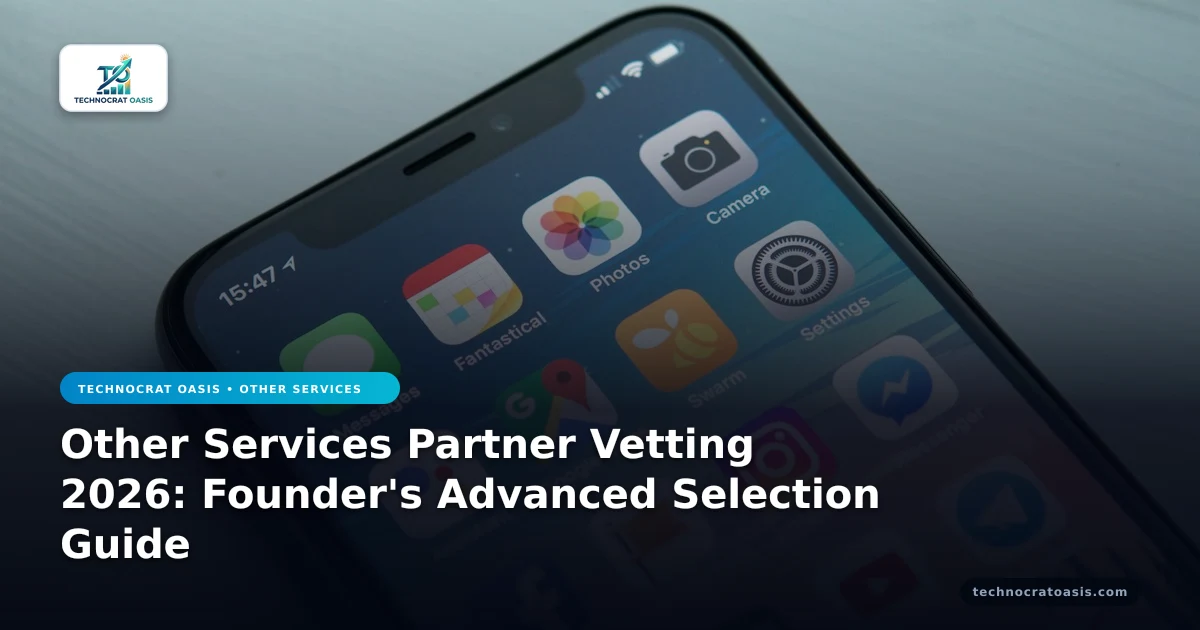 Other Services Partner Vetting 2026: Founder's Advanced Selection Guide