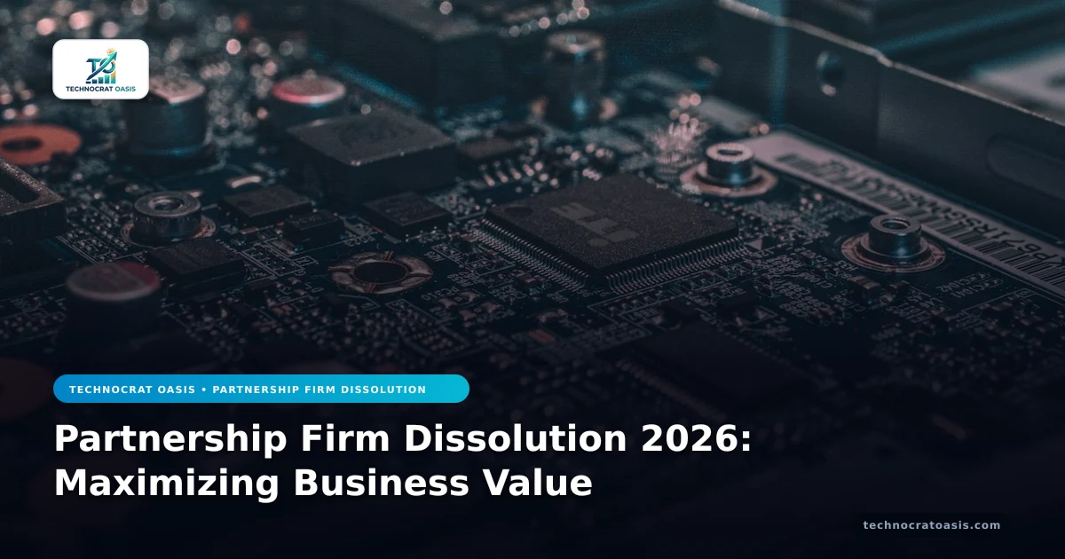 Partnership Firm Dissolution 2026: Maximizing Business Value