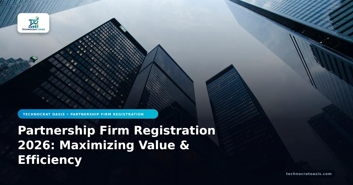 Partnership Firm Registration 2026: Maximizing Value & Efficiency