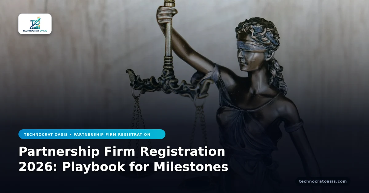 Partnership Firm Registration 2026: Playbook for Milestones