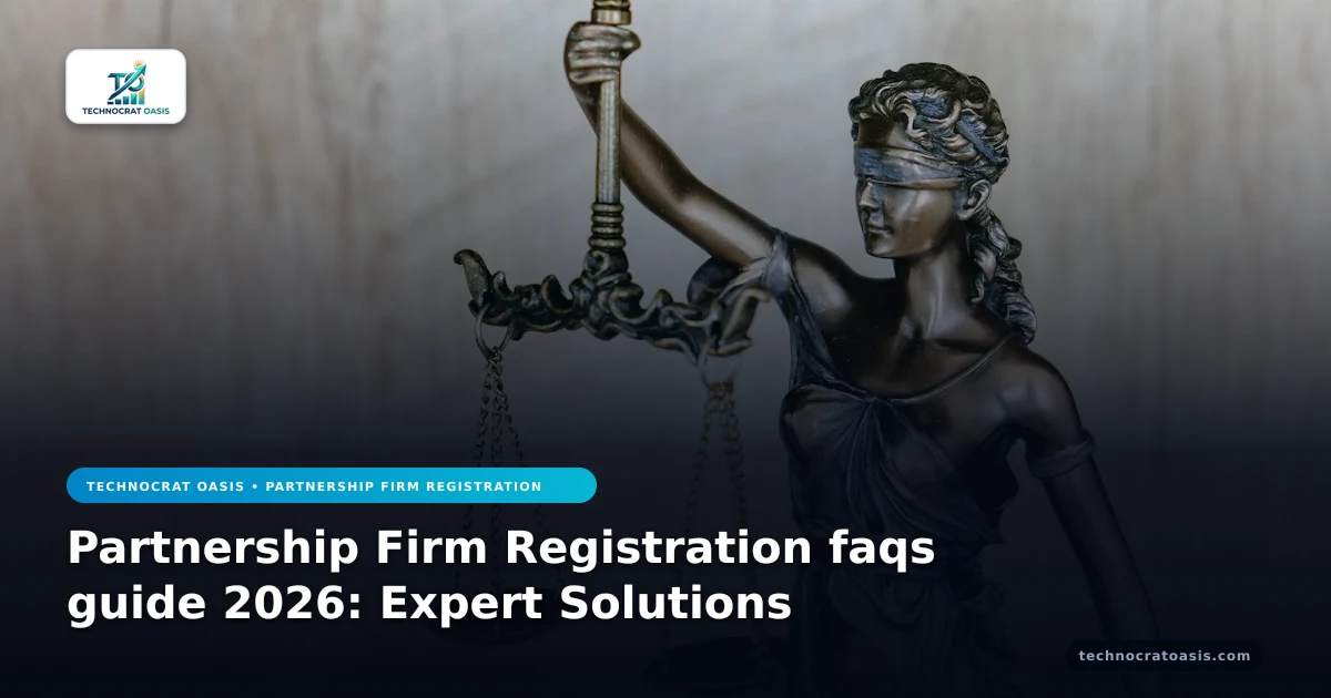 Partnership Firm Registration faqs guide 2026: Expert Solutions