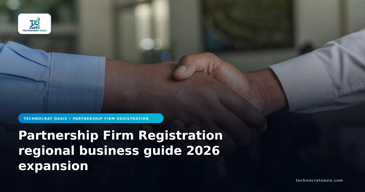 Partnership Firm Registration regional business guide 2026 expansion