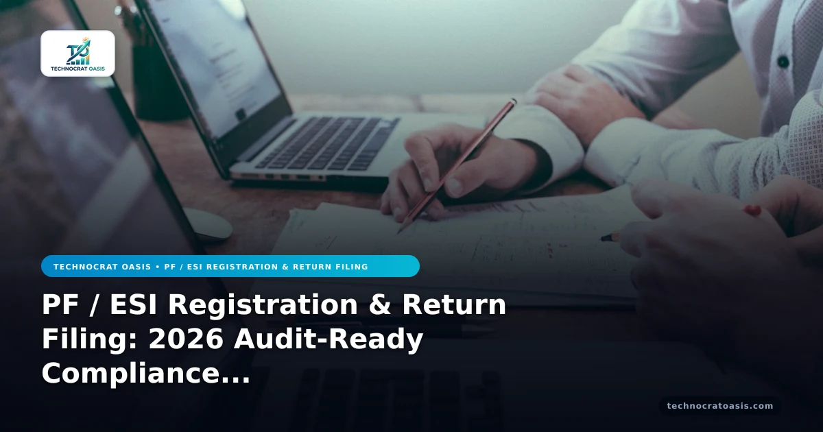 PF / ESI Registration & Return Filing: 2026 Audit-Ready Compliance Blueprint