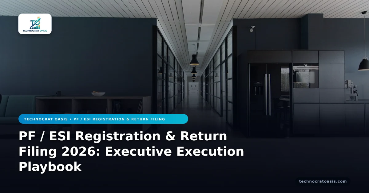 PF / ESI Registration & Return Filing 2026: Executive Execution Playbook
