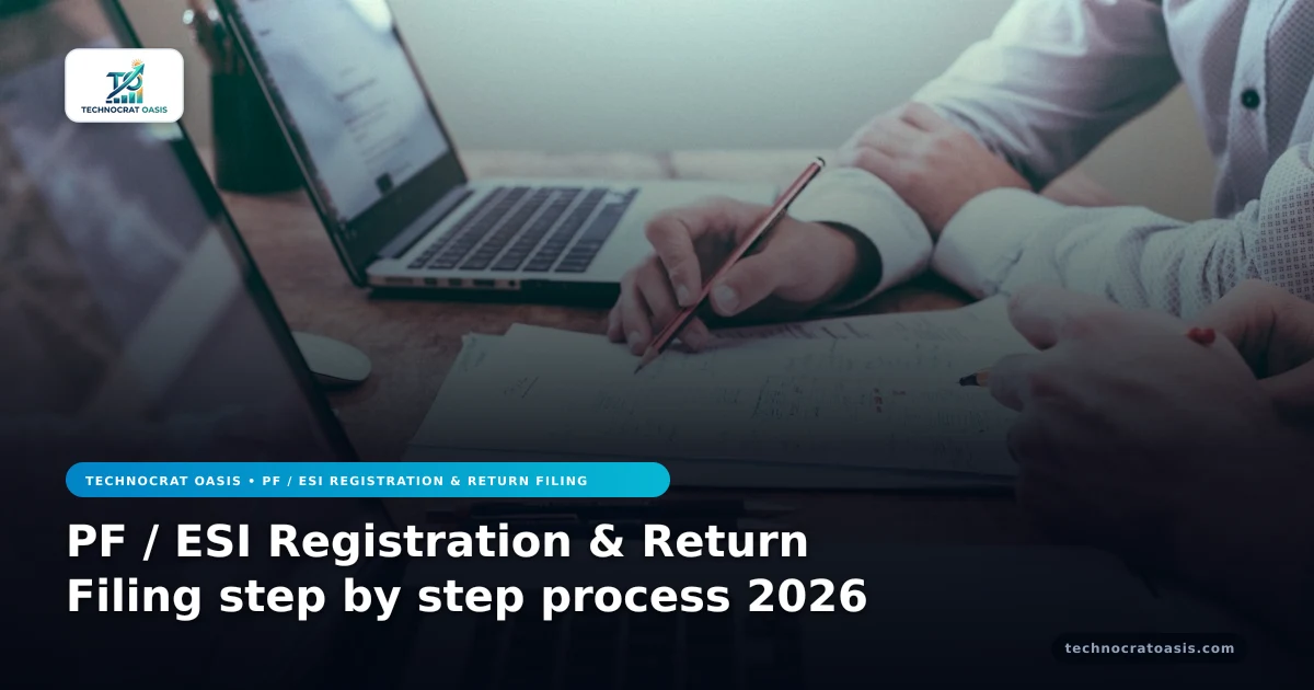 PF / ESI Registration & Return Filing step by step process 2026