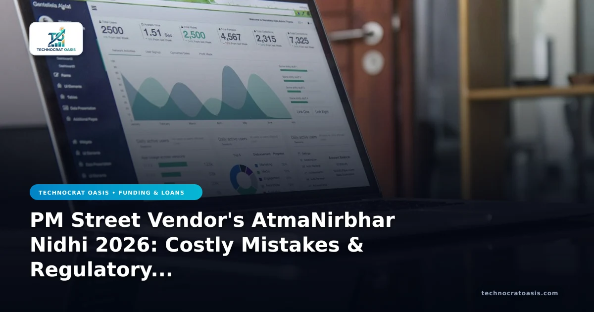 PM Street Vendor's AtmaNirbhar Nidhi 2026: Costly Mistakes & Regulatory Risks to Avoid
