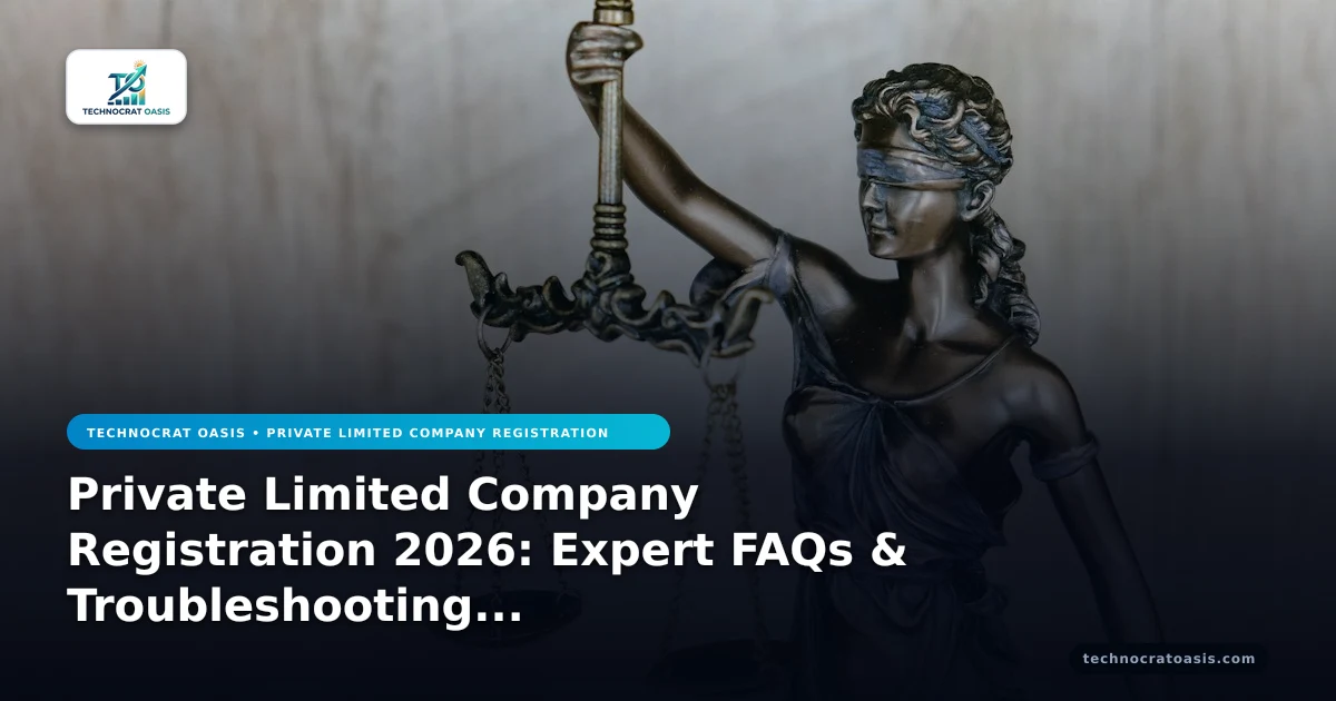 Private Limited Company Registration 2026: Expert FAQs & Troubleshooting Guide