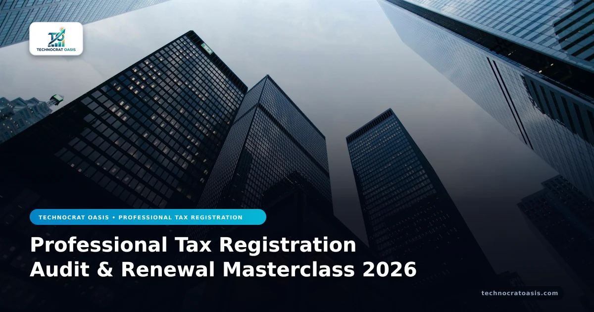 Professional Tax Registration Audit & Renewal Masterclass 2026
