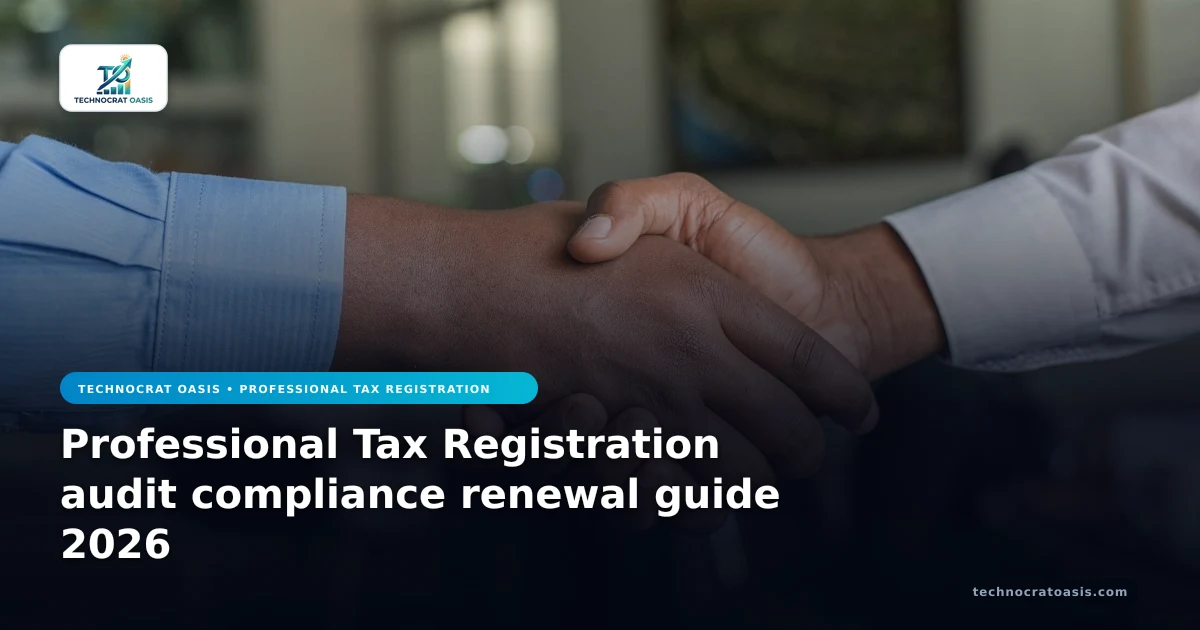 Professional Tax Registration audit compliance renewal guide 2026